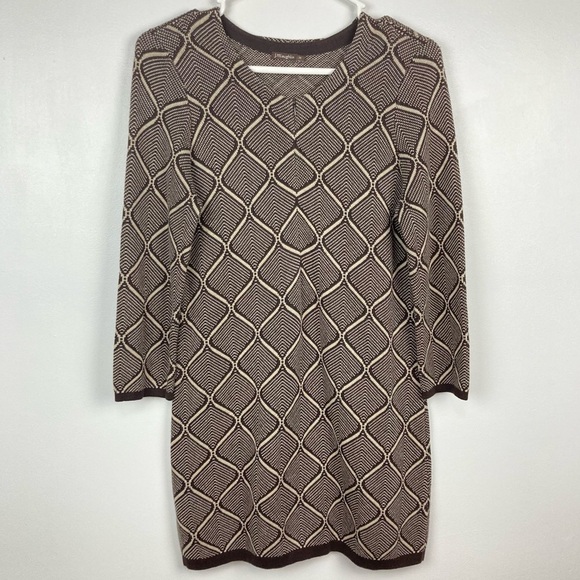 J. McLAUGHLIN Zip Front Crew Neck Knit SweaterDress/ Tunic - Picture 5 of 13